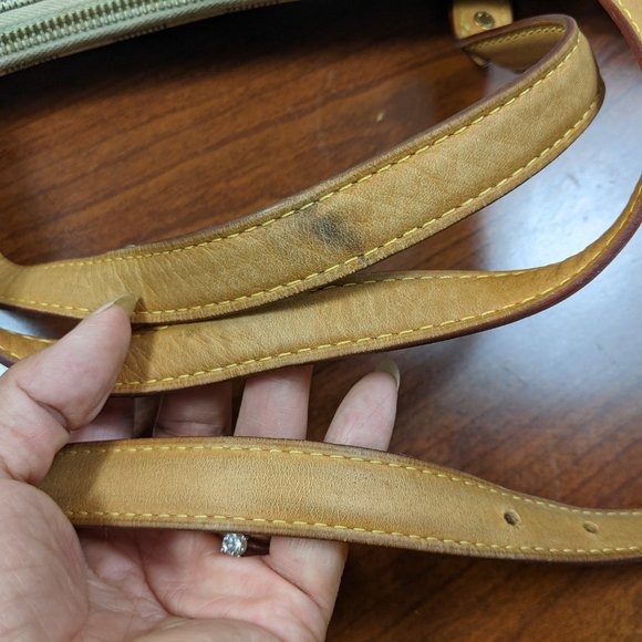 Auth LOUIS VUITTON EVORA MM DAMIER AZUR - Picture 11 of 14